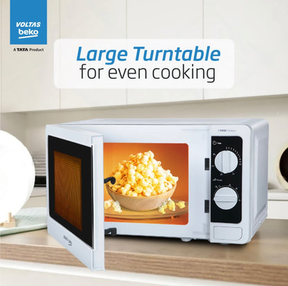 Voltas Beko 20 L 700 W Smart Solo Microwave Oven
(MS2OMPW10, White)