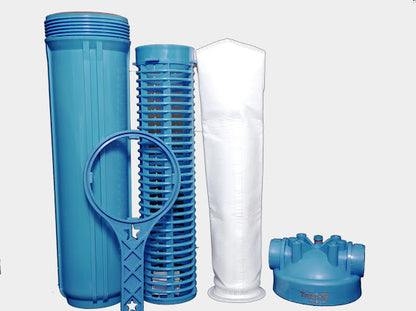 Trust Water 20 inch Bag/Mud filter For overhead tank | 20 inch Bag Filter Assembly Complete Set, Tank Filteration Systems, Sediment Bag Filter